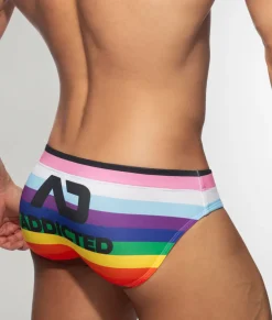 Addicted Inclusive Rainbow Swim Brief