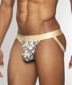 Parke & Ronen Honey Comb Printed Jockstrap