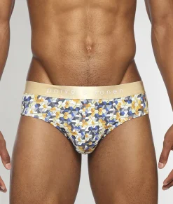 Parke & Ronen Honey Comb Printed Low Rise Brief