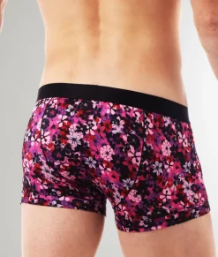 Parke & Ronen Printed Low-Rise Trunk