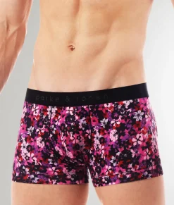 Parke & Ronen Printed Low-Rise Trunk