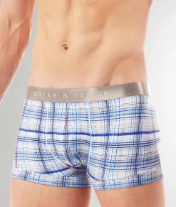 Parke & Ronen Printed Low-Rise Trunk