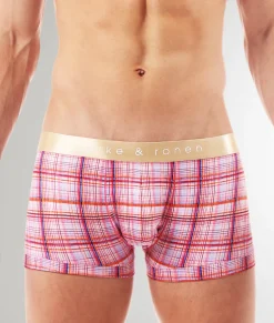 Parke & Ronen Printed Low-Rise Trunk