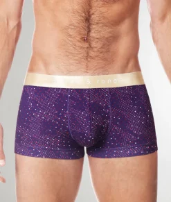 Parke & Ronen Printed Low-Rise Trunk