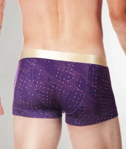Parke & Ronen Printed Low-Rise Trunk