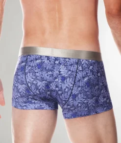Parke & Ronen Printed Low-Rise Trunk