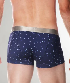 Parke & Ronen Printed Low-Rise Trunk