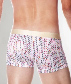 Parke & Ronen Printed Low-Rise Trunk