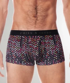 Parke & Ronen Printed Low-Rise Trunk