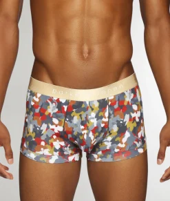 Parke & Ronen Printed Low-Rise Trunk