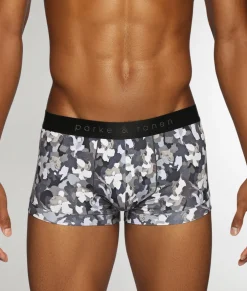 Parke & Ronen Printed Low-Rise Trunk