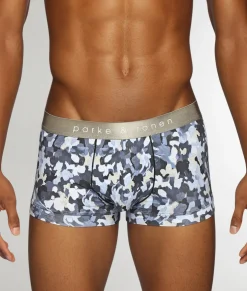 Parke & Ronen Printed Low-Rise Trunk