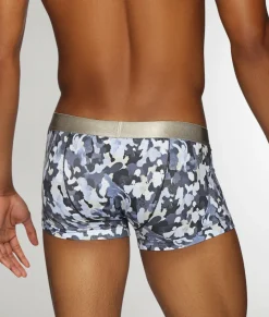 Parke & Ronen Printed Low-Rise Trunk