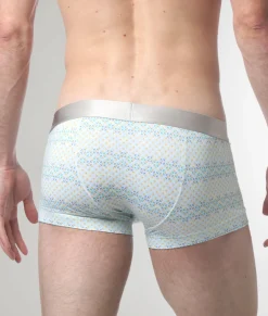 Parke & Ronen Printed Low-Rise Trunk