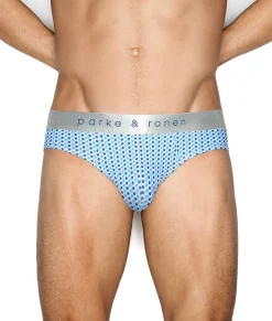 Parke & Ronen Printed Low-Rise Brief