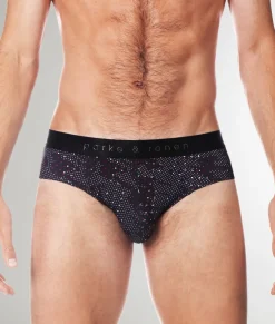 Parke & Ronen Printed Low-Rise Brief