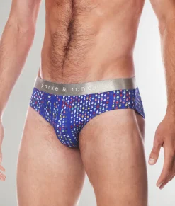 Parke & Ronen Printed Low-Rise Brief