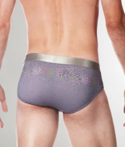 Parke & Ronen Printed Low-Rise Brief