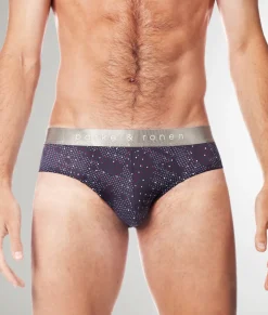 Parke & Ronen Printed Low-Rise Brief