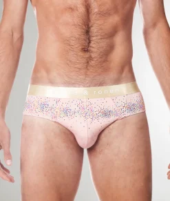 Parke & Ronen Printed Low-Rise Brief