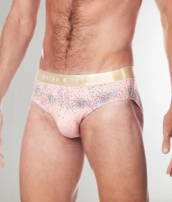 Parke & Ronen Printed Low-Rise Brief