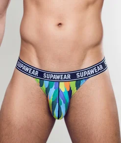 Supawear POW Thong Peacock