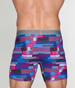 Unsimply Stitched Hatch Stripe Boxer Brief