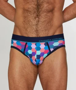 Unsimply Stitched Honeycomb Brief