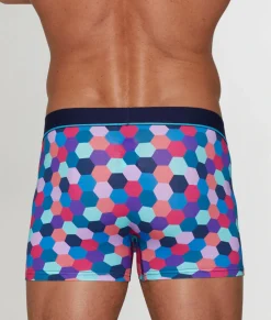 Unsimply Stitched Honeycomb Trunk